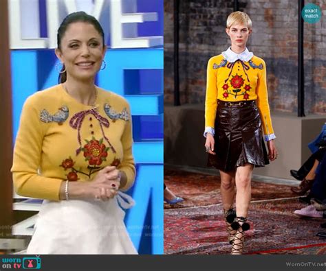 gucci bethenny frankel sweater|There's a Reason Bethenny Frankel's Outfit on 'Live with Kelly .